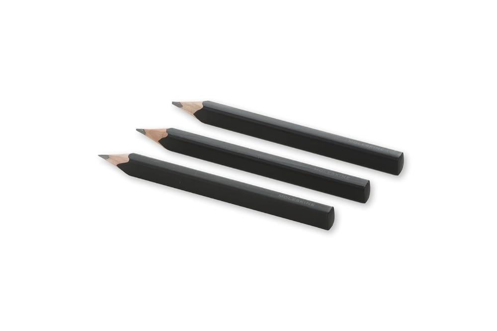 3 BLACK PENCILS (CEDAR WOOD 2B 2B HB)